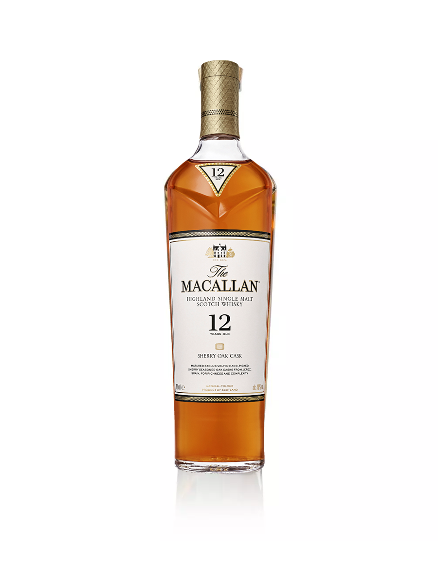 The Macallan 12 Year Old Sherry Cask Single Malt Scotch Whisky 700 mL